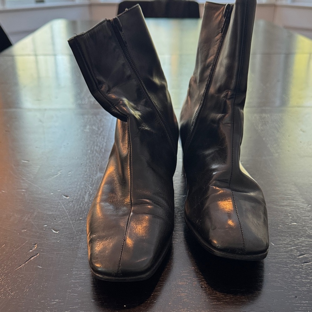 Salvatore Ferragamo Black Ankle Boots